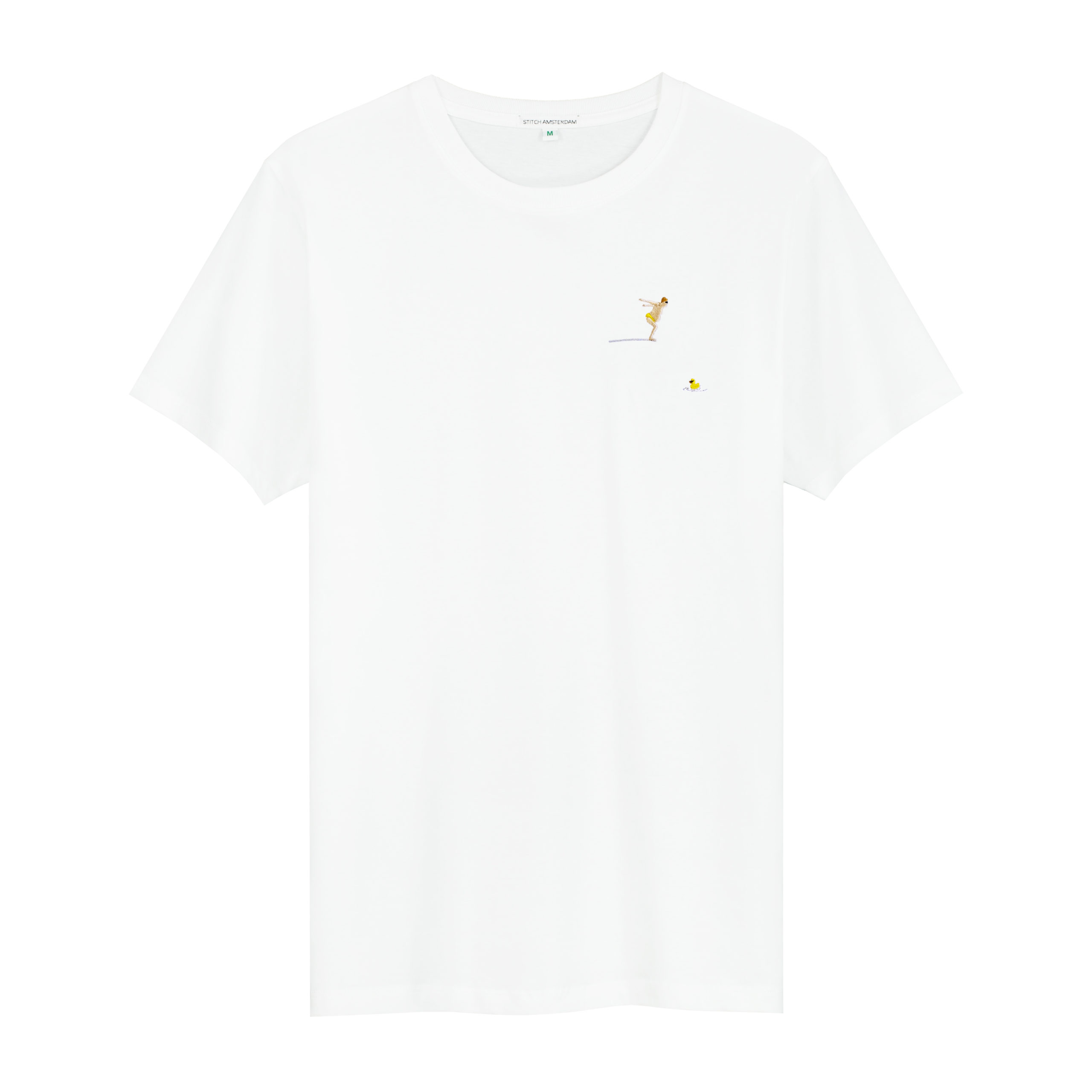 T-shirt | Poolboy | White | Stitch Amsterdam